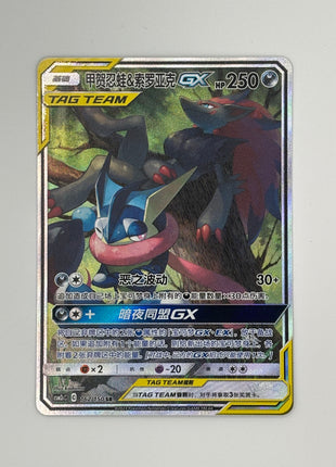 Greninja Zoroark 162/150 Tag Team Holo Chinese Shining Together