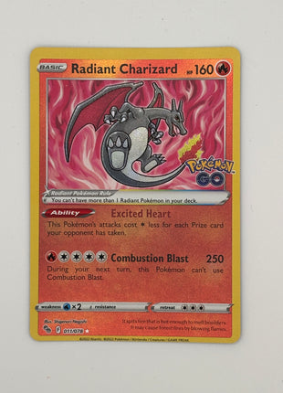 Radiant Charizard 011/078 Pokemon Go
