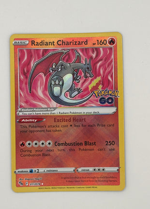 Radiant Charizard 011/078 Pokemon Go