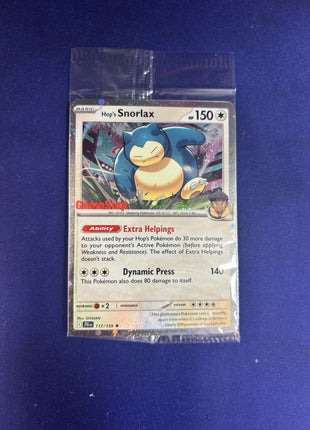 Hop's Snorlax Holo GameStop Promo 117/159