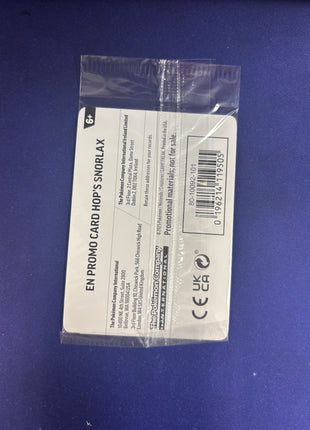 Hop's Snorlax Holo GameStop Promo 117/159