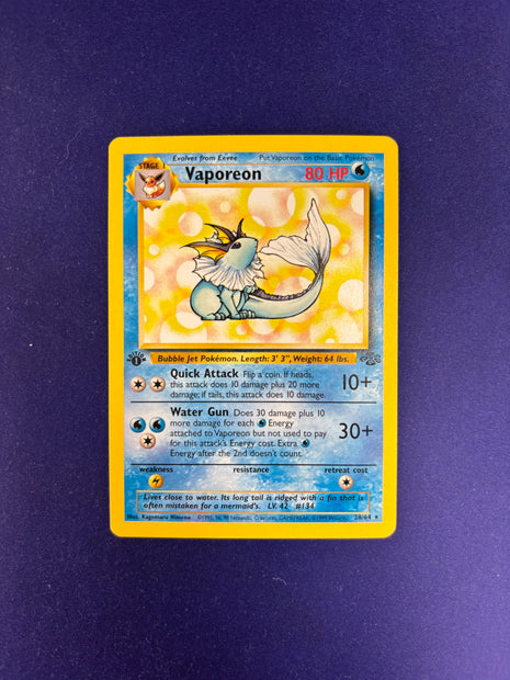Vaporeon First Edition 28/64