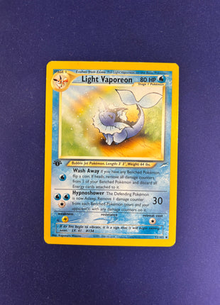 Light Vaporeon LP First Edition 52/105