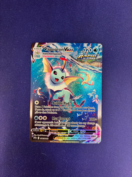 Vaporeon VMAX Holo Sword and Shield Promo SWSH182