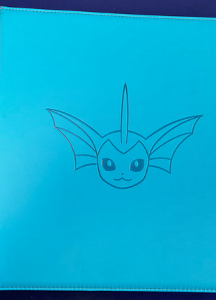Vaporeon Binder 480 card slots (USED BUT GOOD CONDITION)