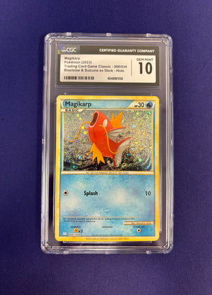 Magicarp 6/34 CGC 10 Blastoise Deck