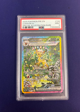 Leafeon Ex Prismatic Evolutions Holo 144/131 PSA 9