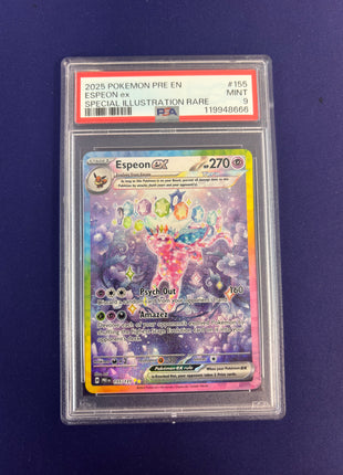 Espeon Ex Prismatic Evolutions Holo 155/131 PSA 9