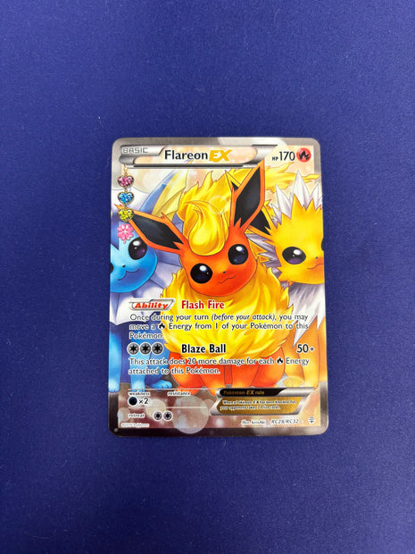 Flareon Ex Holo Full Art RC28/RC32 Radiant Collection