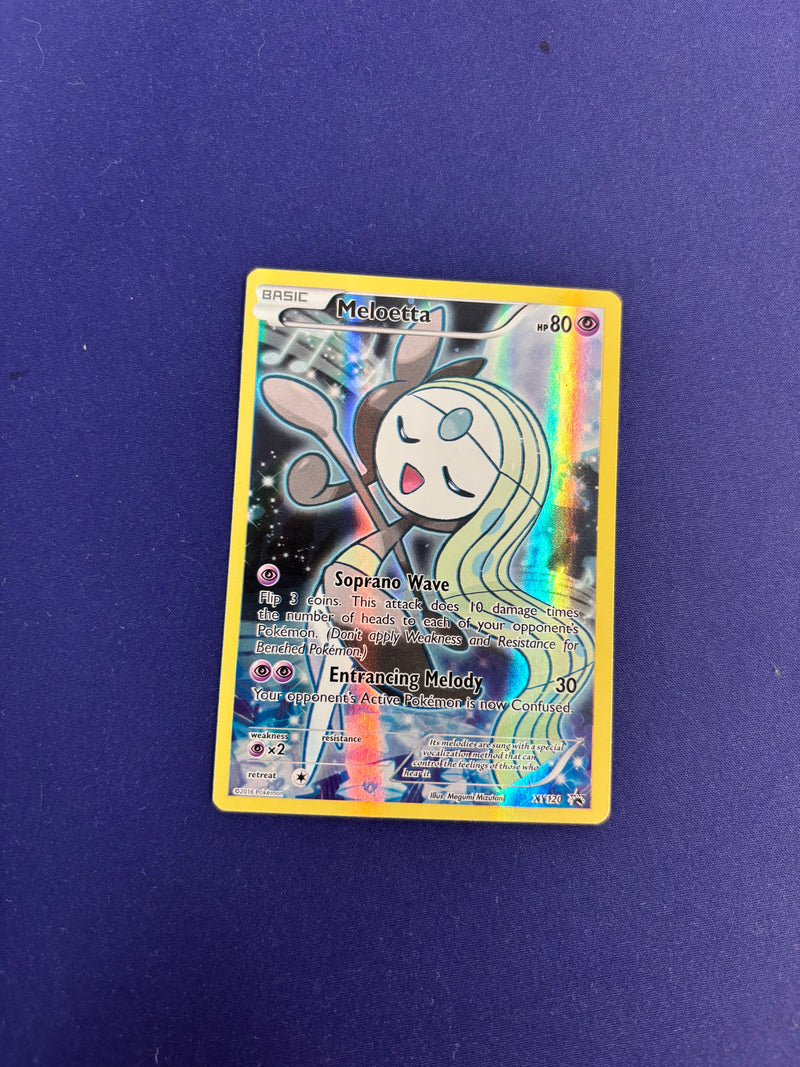 Meloetta Holo Full Art Holo XY120 Black Star Promo
