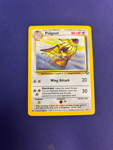 Pidgeot Holo 8/64 Jungle LP