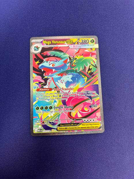 Mega Venusaur Ex Holo 177/132 Mega Evolutions
