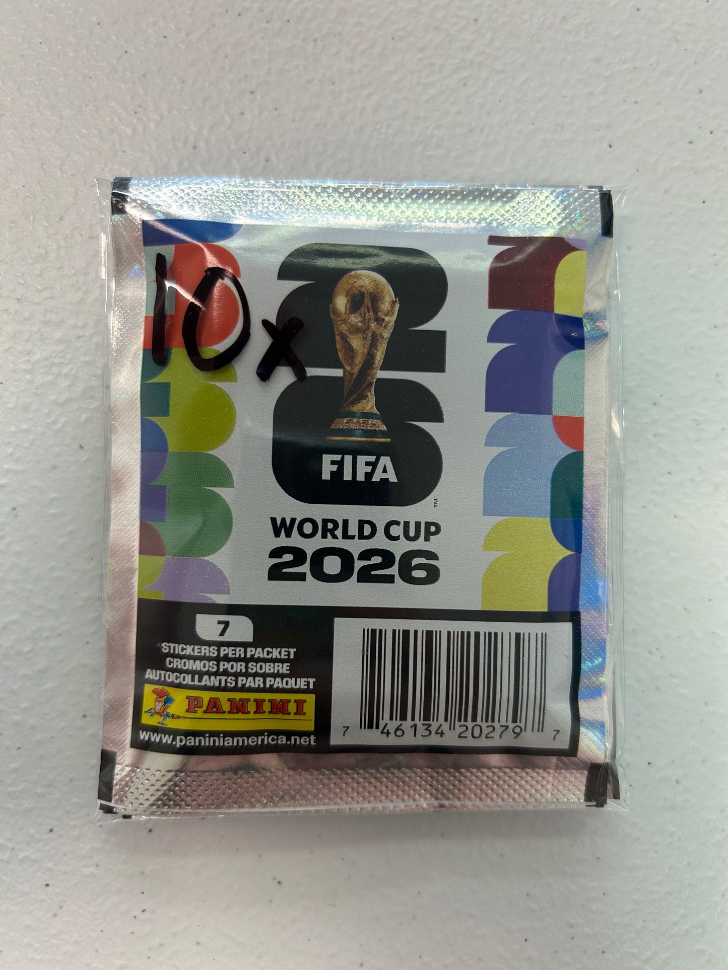 2026 World Cup Panini Sticker Pack x10