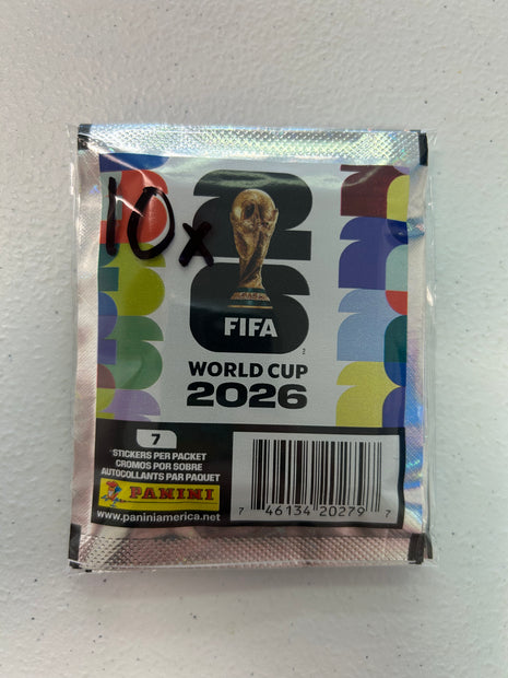 2026 World Cup Panini Sticker Pack x10