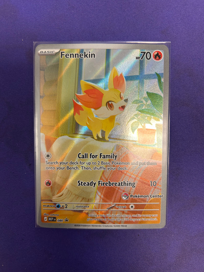 Fennekin 080 Pokemon Center Stamped Promo