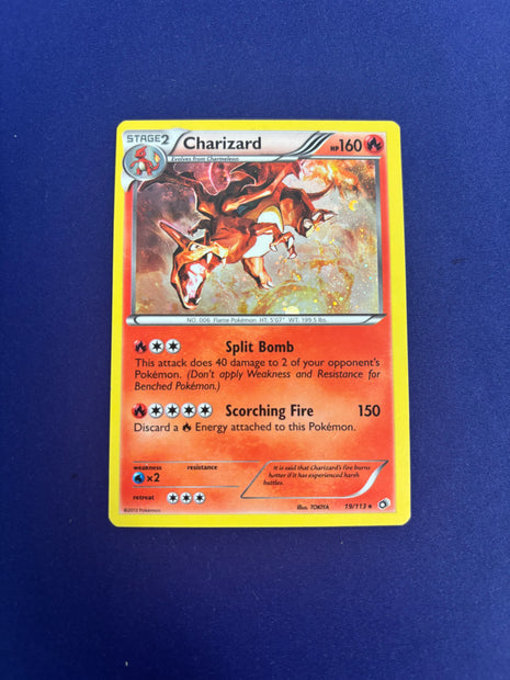 Charizard Holo 19/113 Legendary Treasures