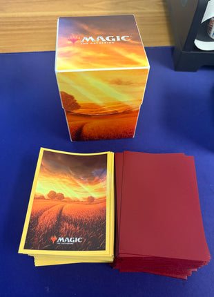 Used Deck Box with 2 Sets of 100 Sleeves