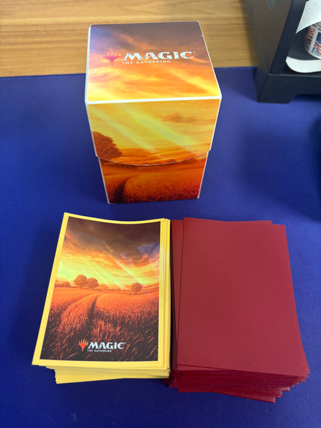 Used Deck Box with 2 Sets of 100 Sleeves