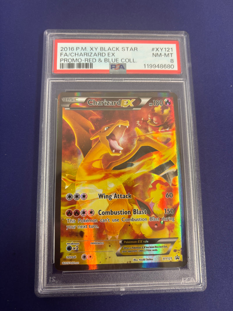 Charizard EX xy121/ - Promo PSA 8