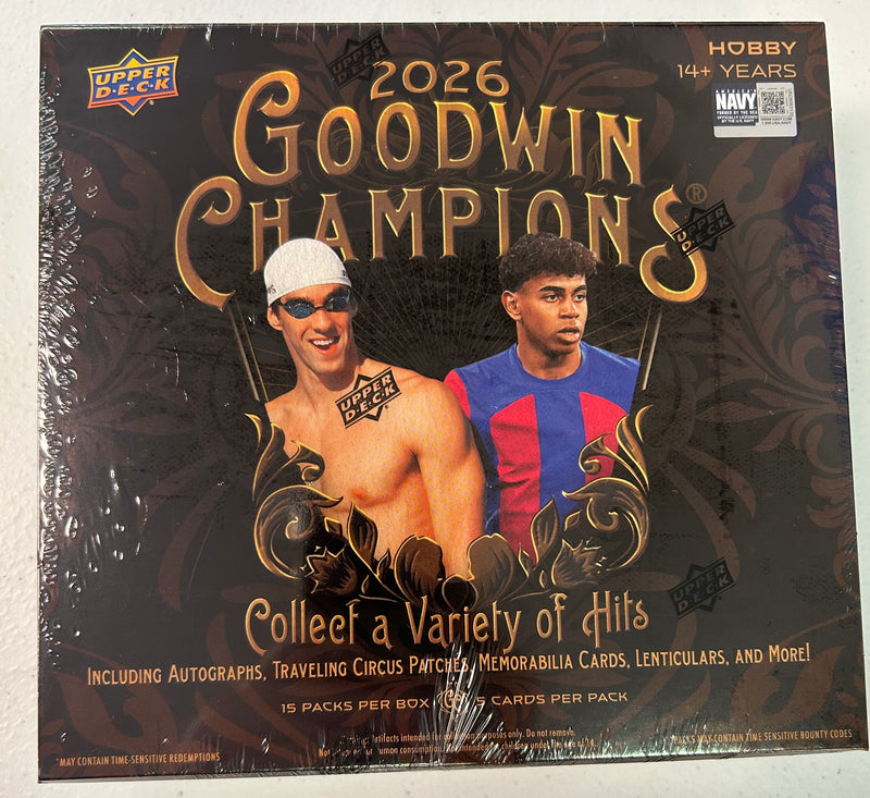 2026 Upper Deck Goodwin Champions Hobby Box