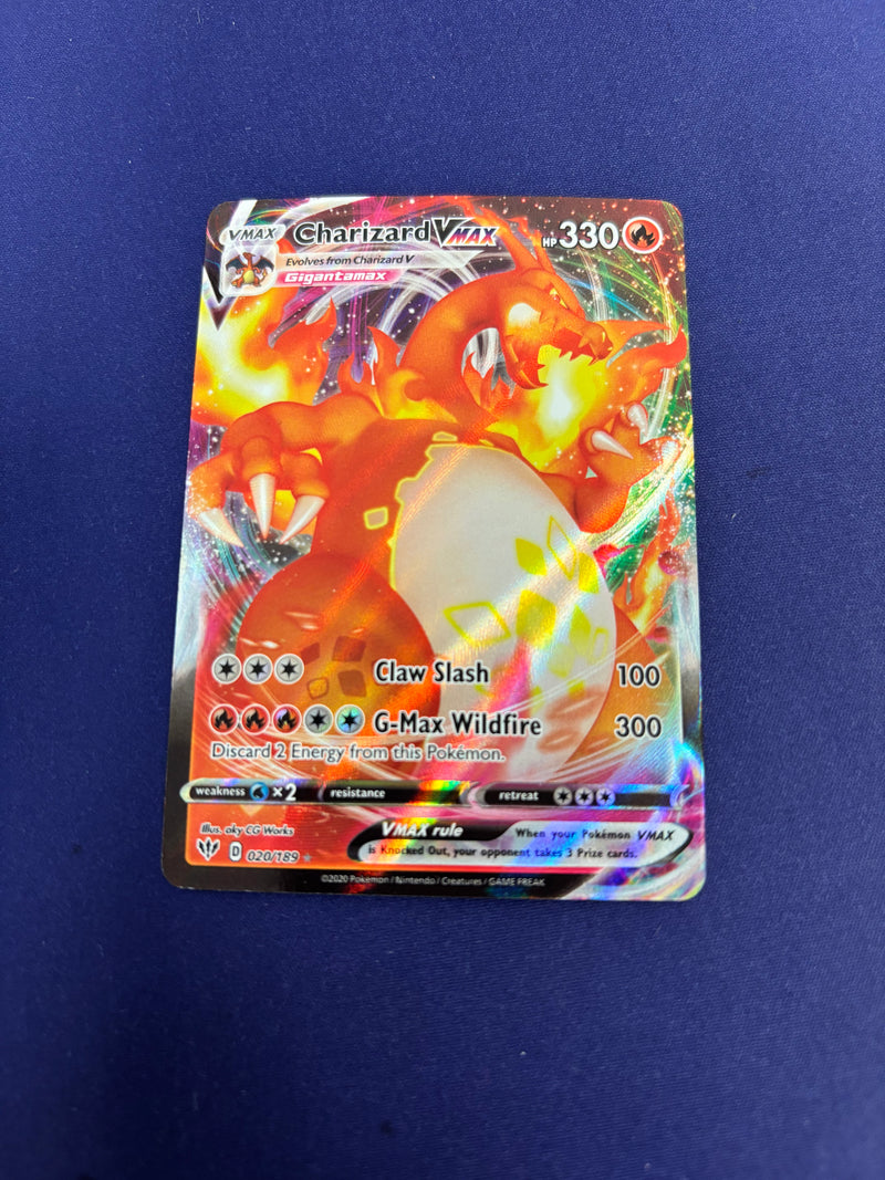 Charizard VMAX Holo 20/189 Darkness Ablaze