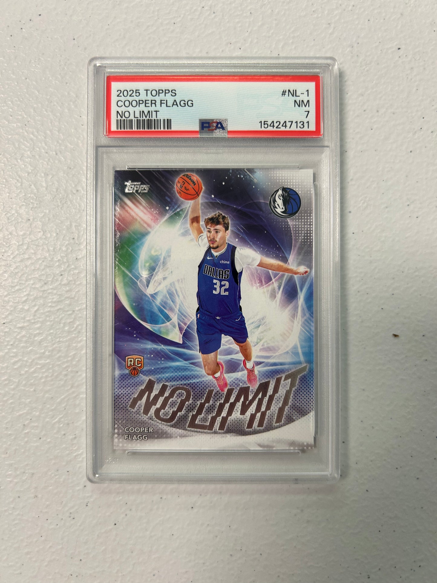 Cooper Flagg #NL-1 - 2025 Topps No Limit Basketball PSA 7