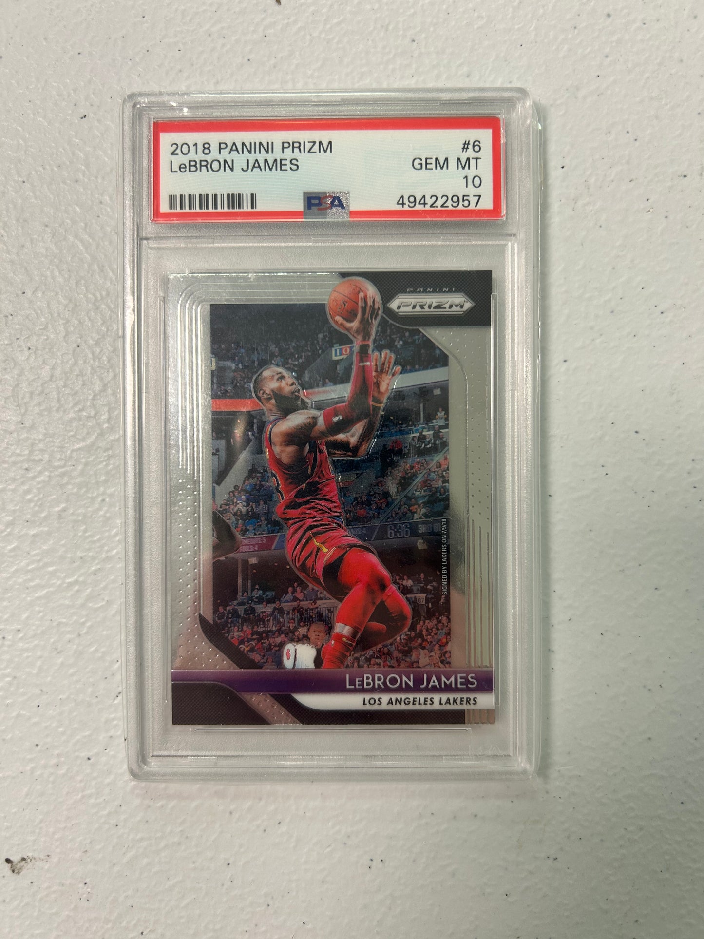 LeBron James #6 - 2018 Panini Prizm Basketball PSA 10