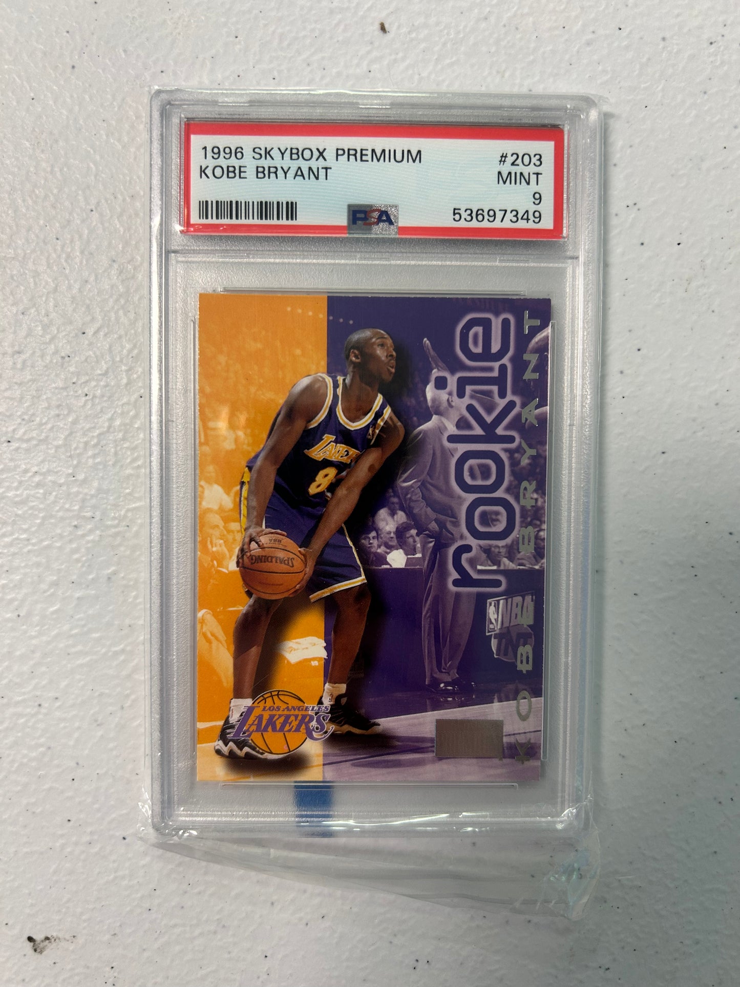 Kobe Bryant #203 - 1996 Skybox Premium Basketball PSA 9