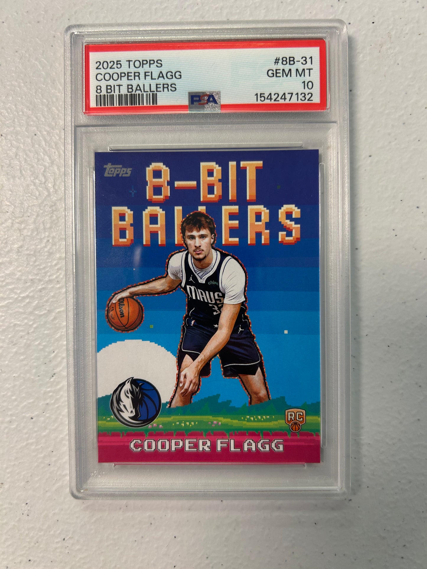 Cooper Flagg #8B-31 - 2025 Topps 8-Bit Ballers Basketball PSA 10