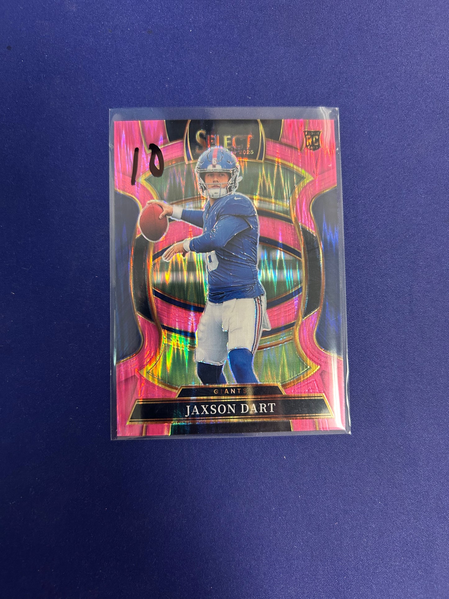 Jaxson Dart Pink Shock #93 RC 2024 Select NM