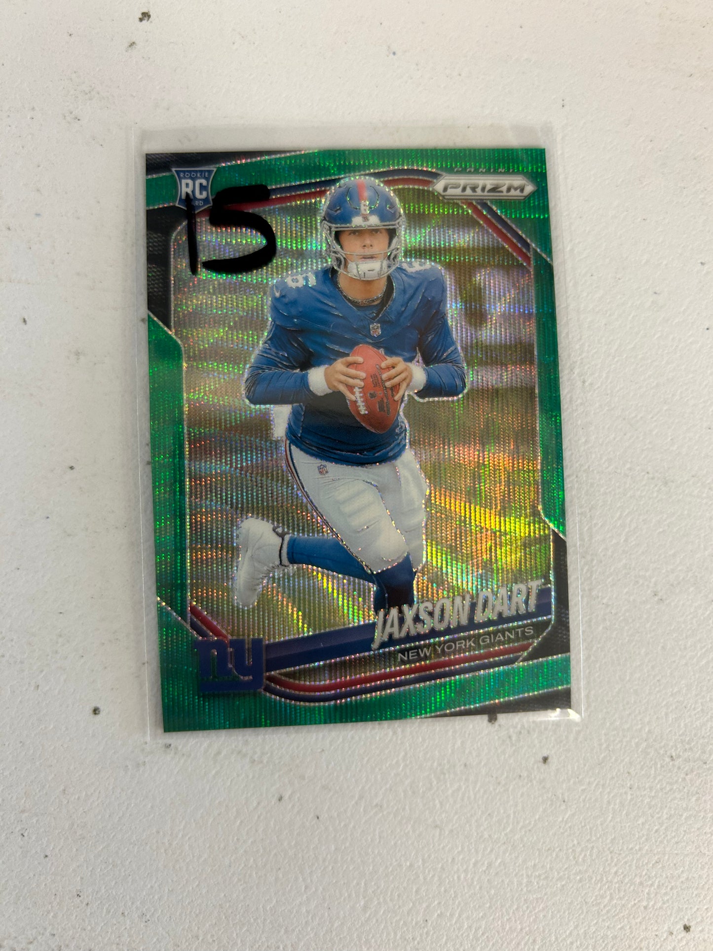 Jaxson Dart Green Wave #332 2025 Panini Prizm