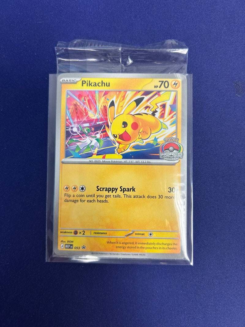 Pikachu World Championship 2026 Promo 093 NM
