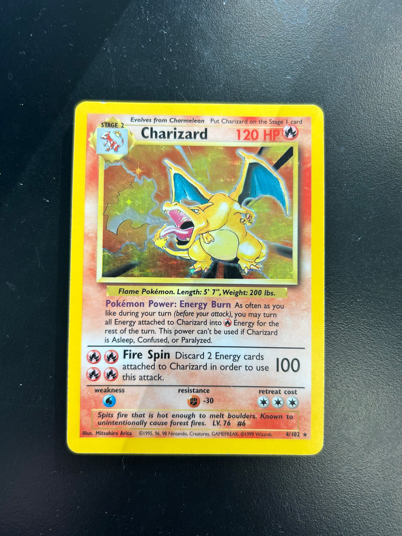 Charizard 4/102 - Base Set (BS) MP