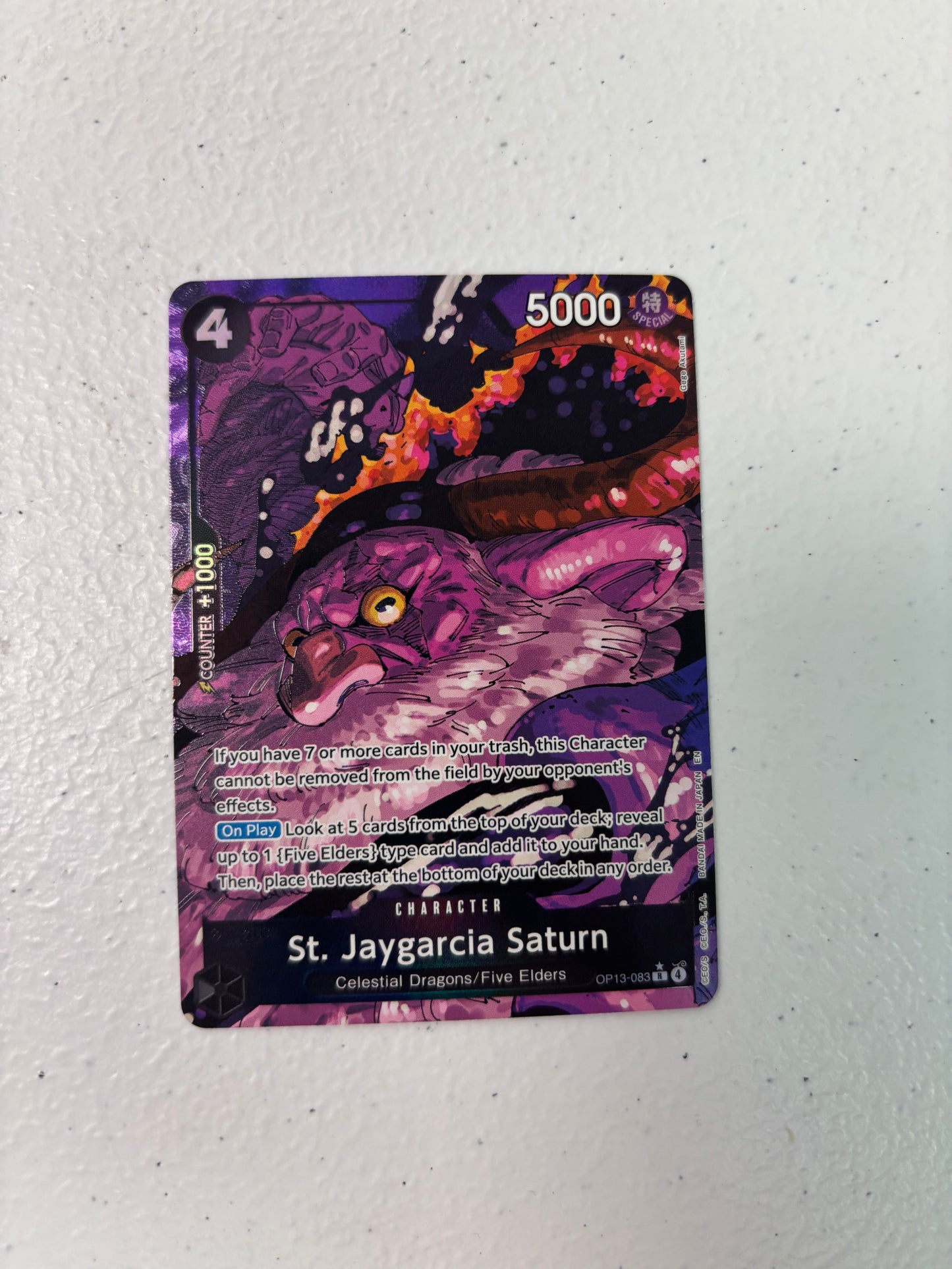 St. Jaygarcia Saturn OP13-083 - One Piece Carrying on His Will NM