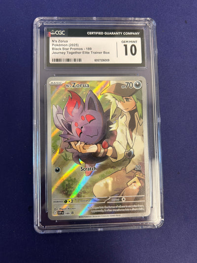 N's Zorua 189/ - Promo (SVP) CGC 10