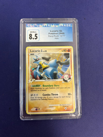 Lucario GL 8/111 - Rising Rivals (RR) CGC 8.5