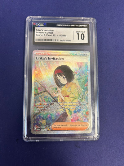 Erika's Invitation 203/165 - Scarlet & Violet 151 (MEW) CGC 10