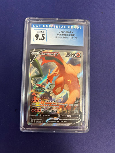 Charizard V 154/172 - Brilliant Stars (BRS) CGC 9.5