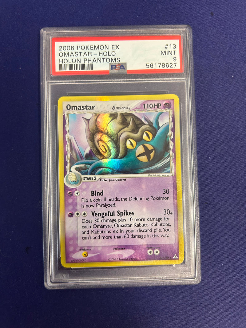 Omastar 13/110 - Holon Phantoms (HP) PSA 9