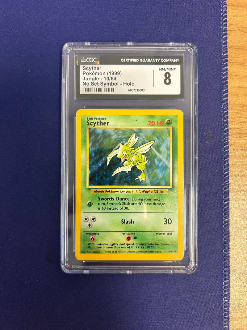 Scyther 10/64 [No Symbol] - Jungle (JU) CGC 8