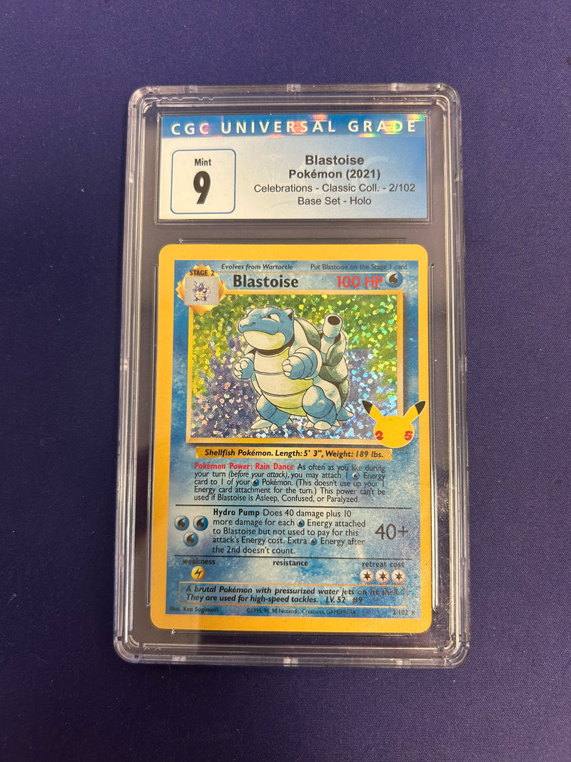 Blastoise 2/ - Celebrations (CEL) CGC 9