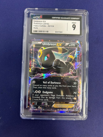 Umbreon EX 55/124 - Fates Collide (FCO) CGC 9