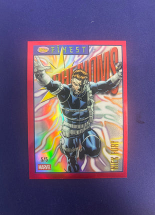 Topps Finest Nick Fury 5/5 NM