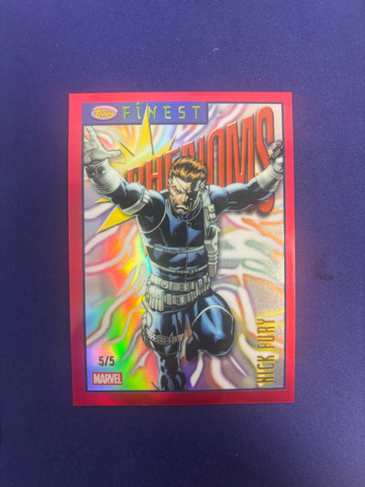 Topps Finest Nick Fury 5/5 NM