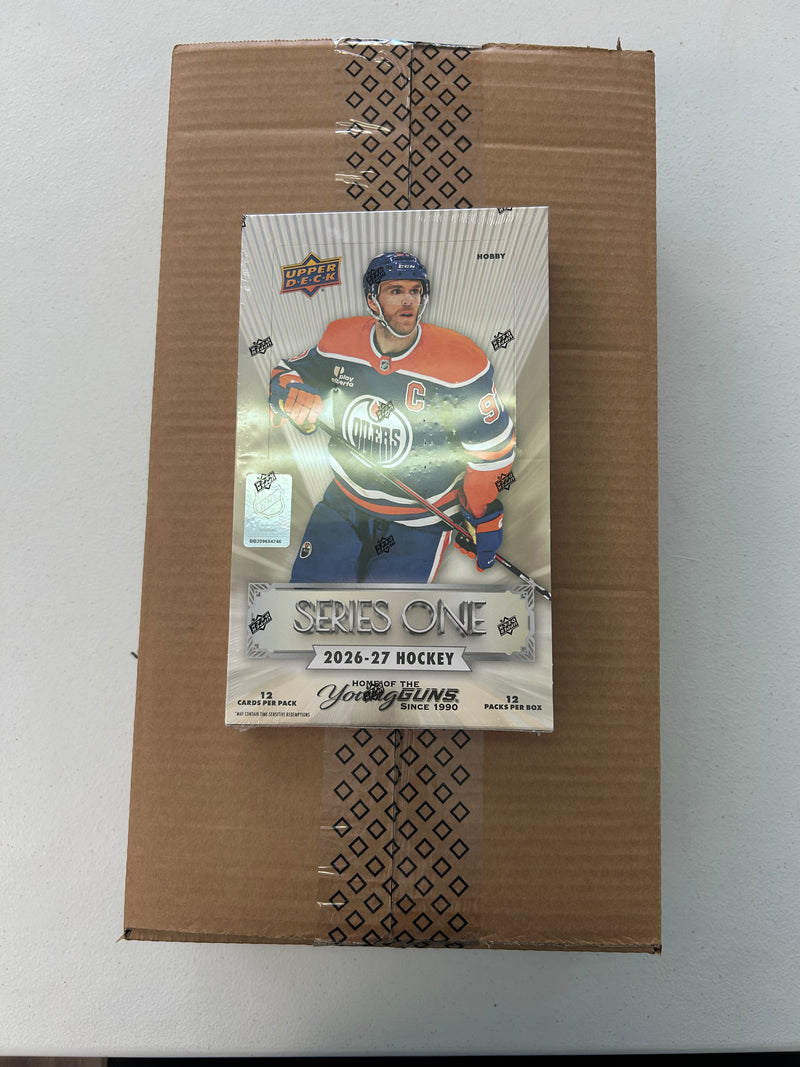 2026-27 Upper Deck Series 1 Hobby Box SEALED Case (12 boxes)