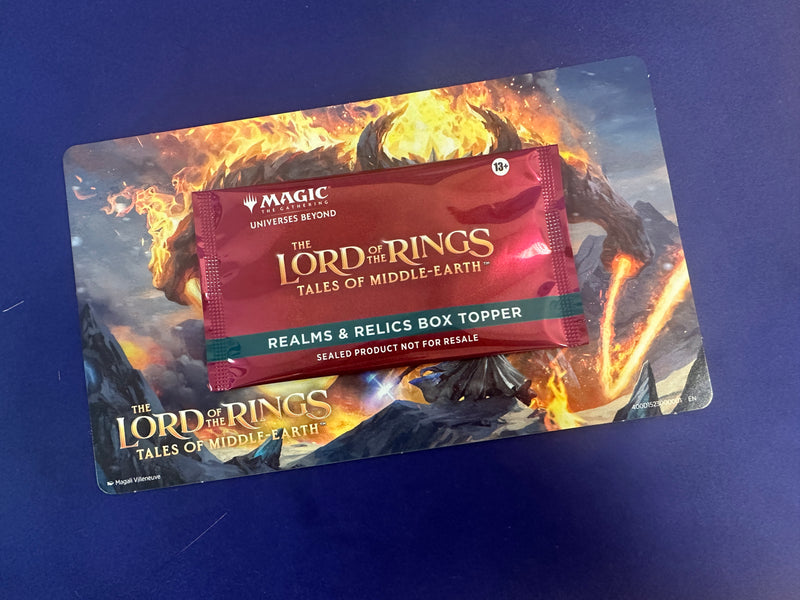 Lord of the Rings Tales of Middle Earth Realms & Relics Boxtopper