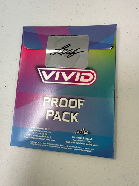 2024 Leaf Vivid Baseball Proof Pack