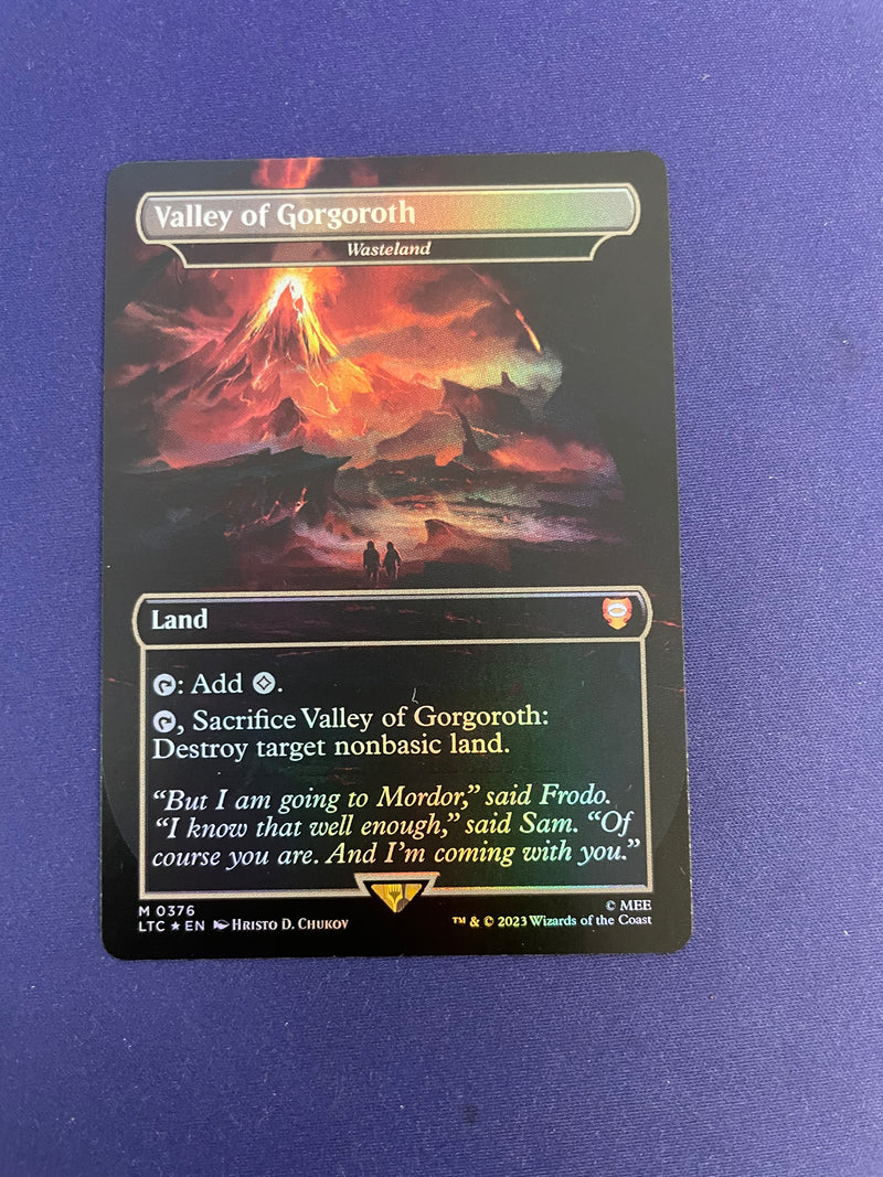 Foil Valley of Gorgoroth Wasteland M 0376 LTC