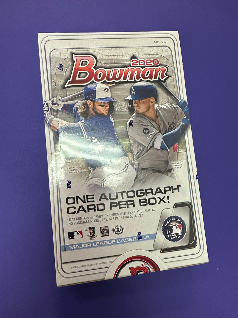 2020 Bowman Baseball Hobby Box