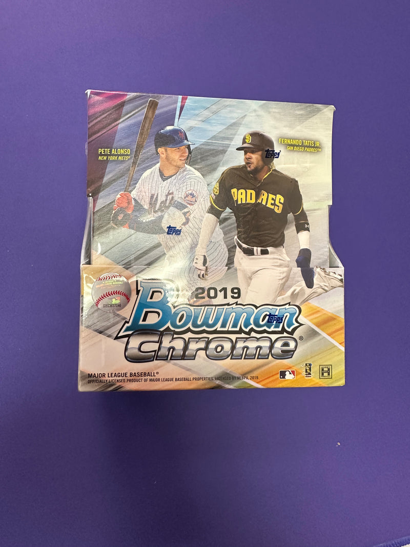 2019 Bowman Chrome Baseball Hobby Box
